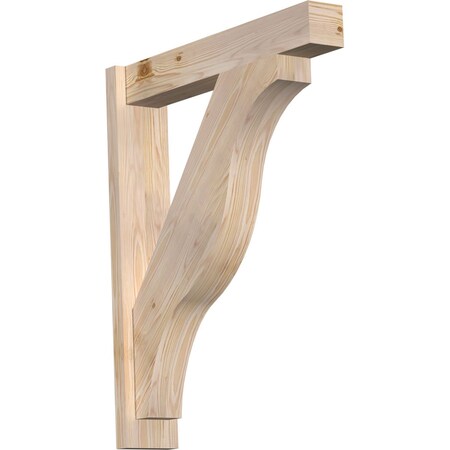 Funston Block Smooth Outlooker, Douglas Fir, 5 1/2W X 28D X 34H